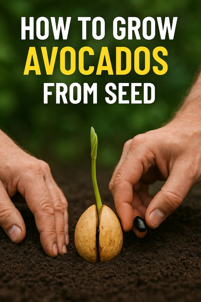 How to Grow Avocados from Seed