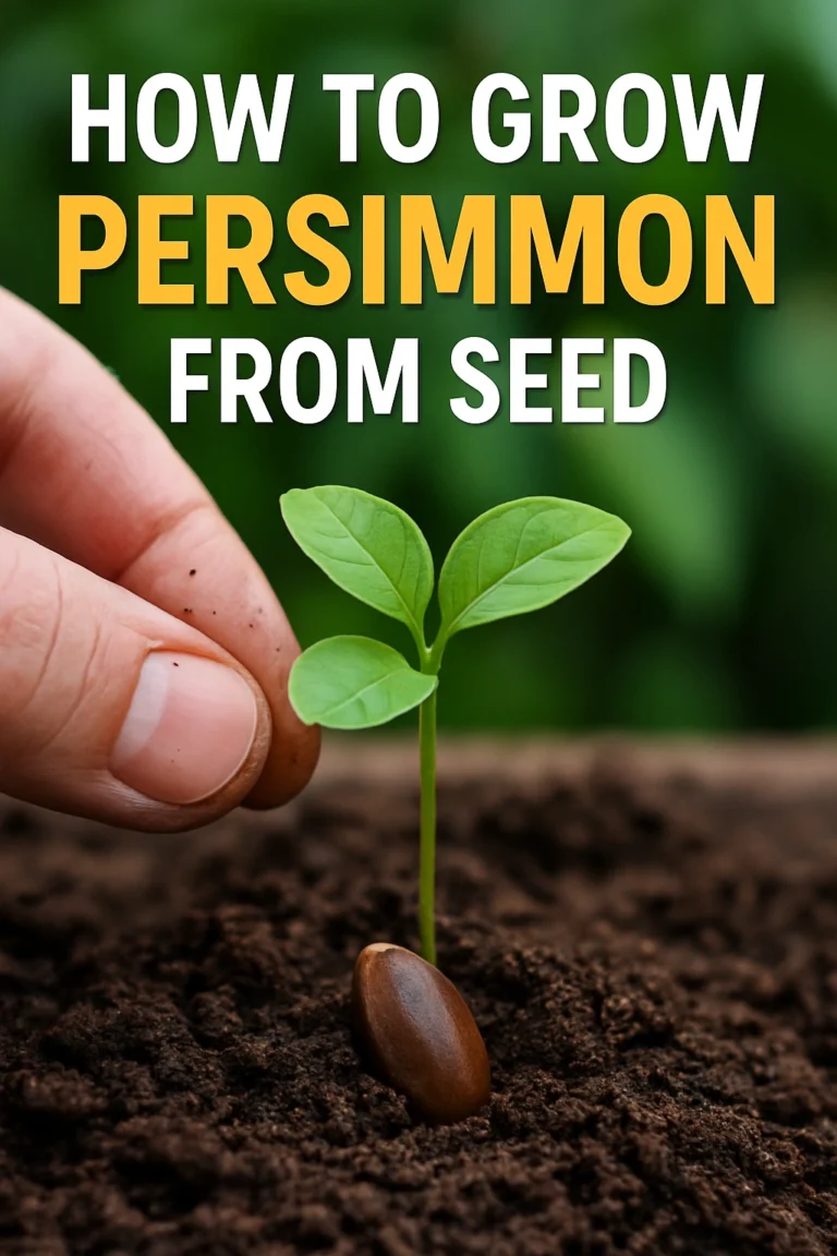 How to Grow Persimmon from Seed