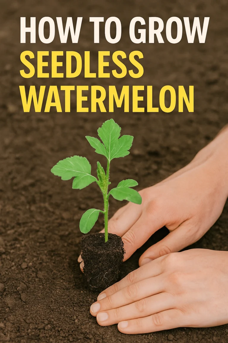 How to Grow Seedless Watermelon
