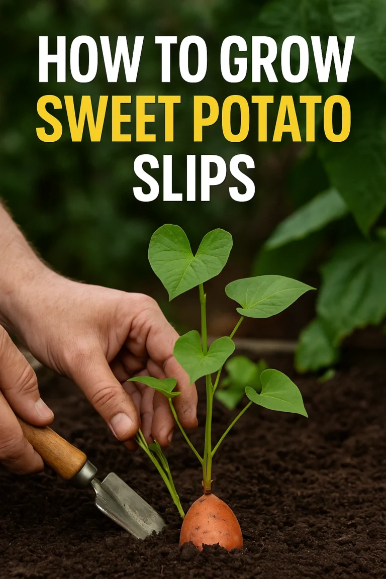How to Grow Sweet Potato Slips