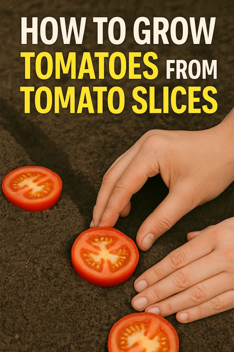 How to Grow Tomatoes from Tomato Slices