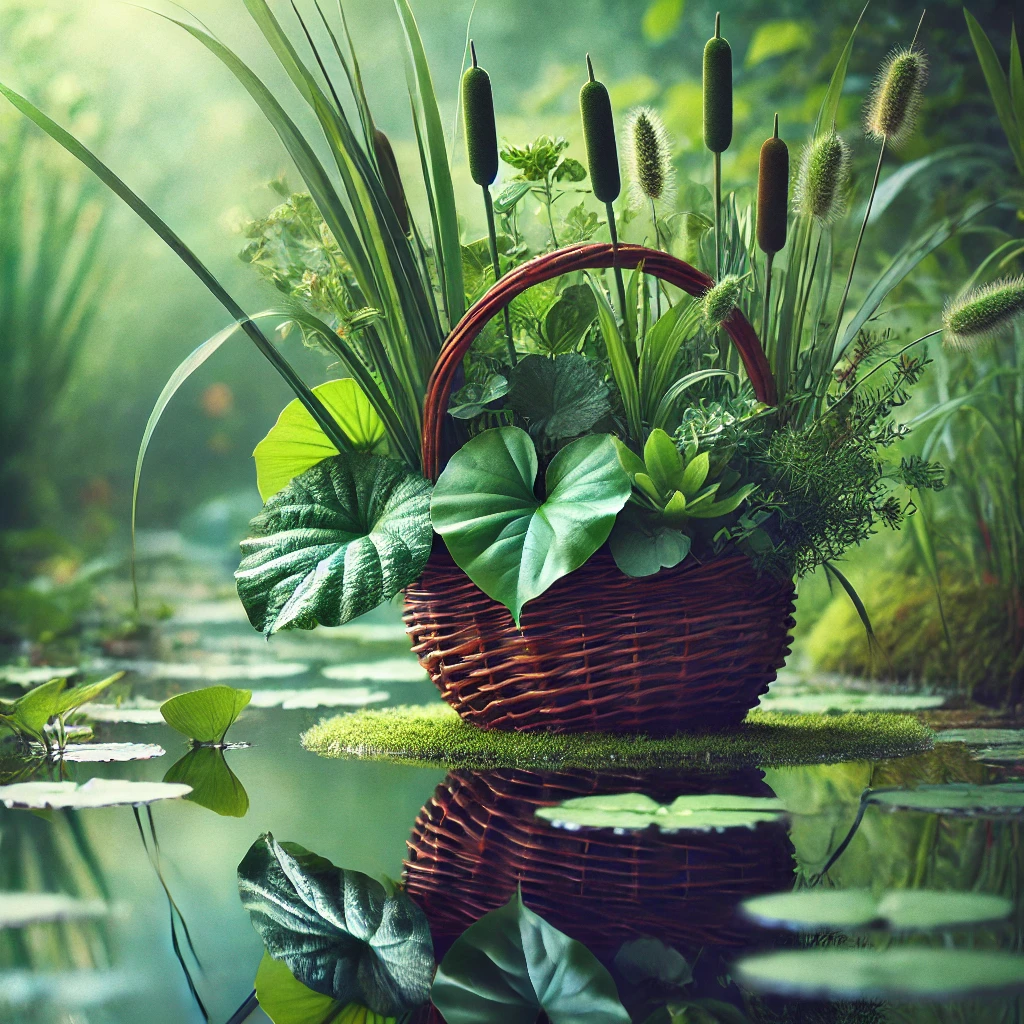 Caring for Water Plants in a Basket