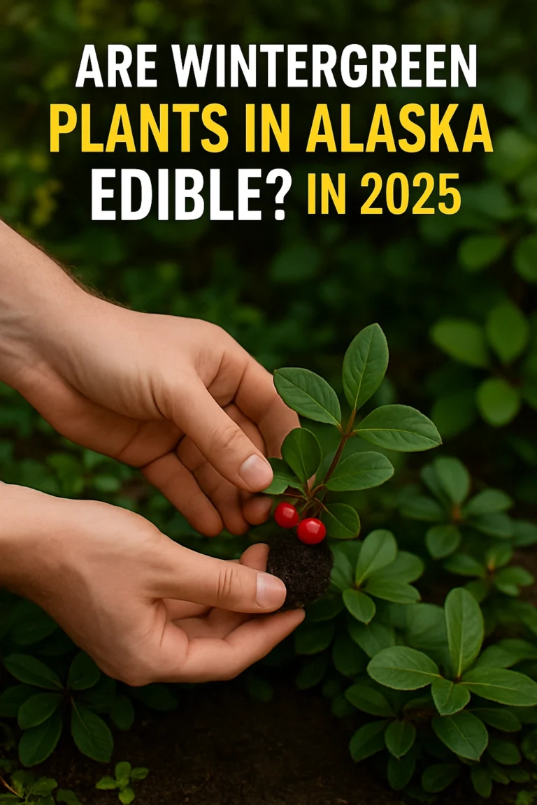 Are Wintergreen Plants in Alaska Edible