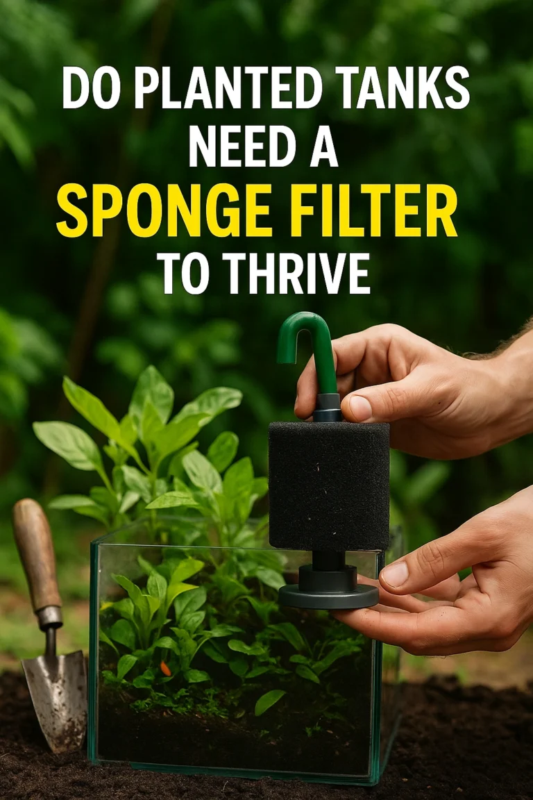 Do Planted Tanks Need a Sponge Filter to Thrive