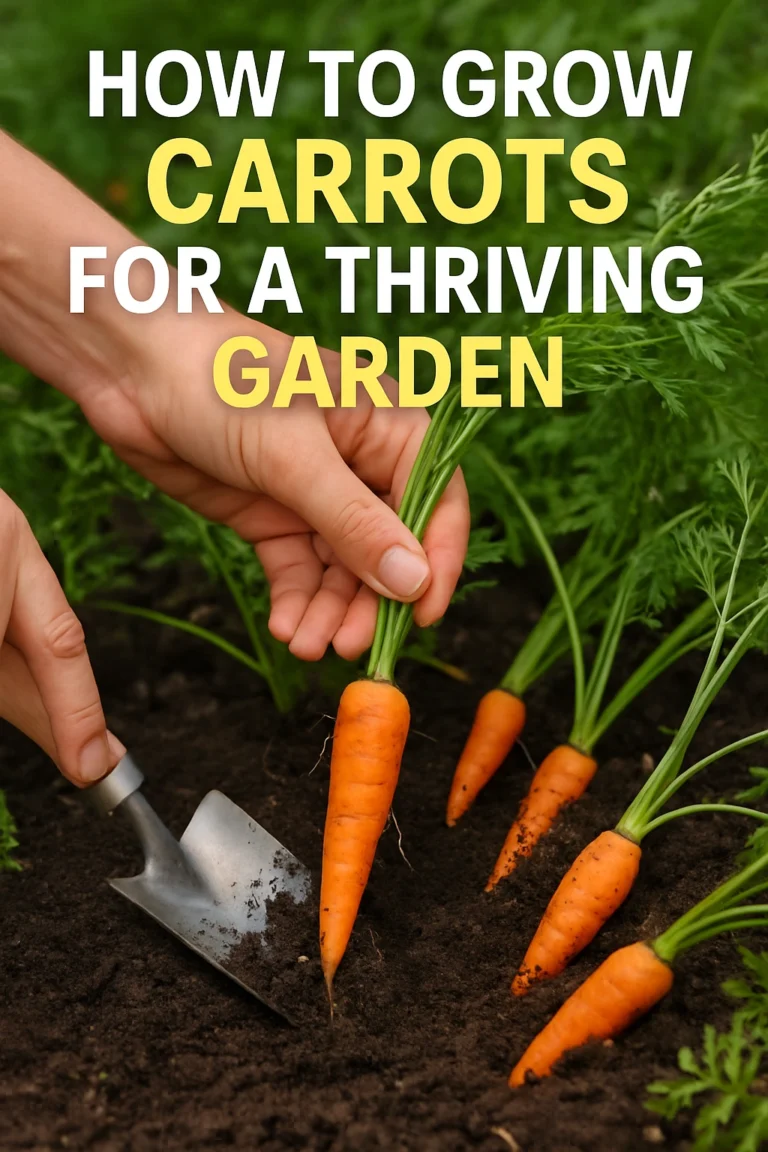 How to Grow Carrots for a Thriving Garden