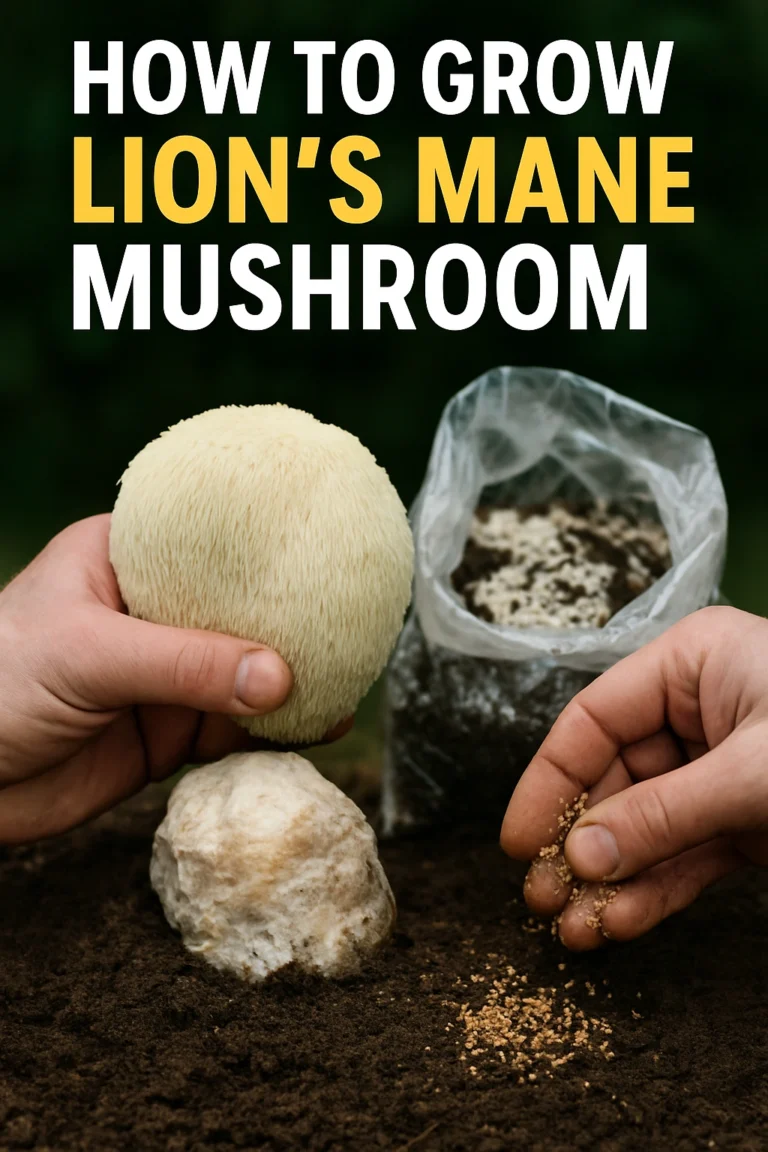 How to Grow Lion's Mane Mushroom