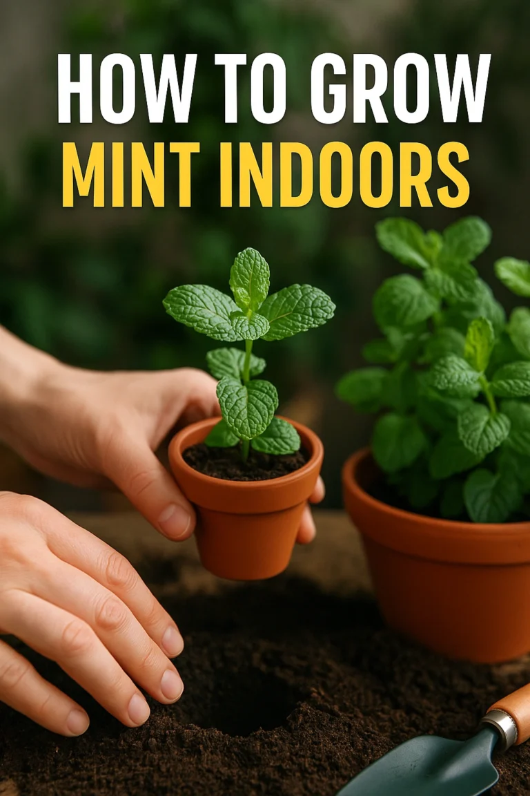 How to Grow Mint Indoors