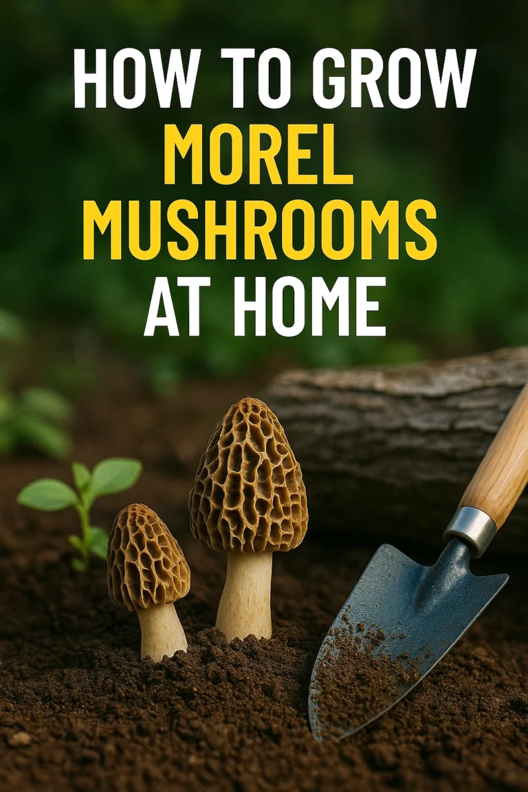 How to Grow Morel Mushrooms at Home