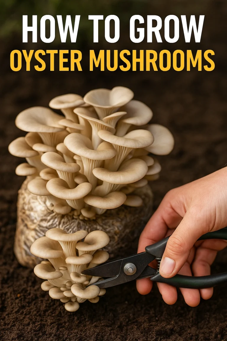How to Grow Oyster Mushrooms