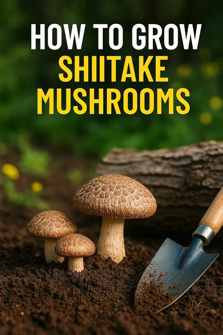 How to Grow Shiitake Mushrooms