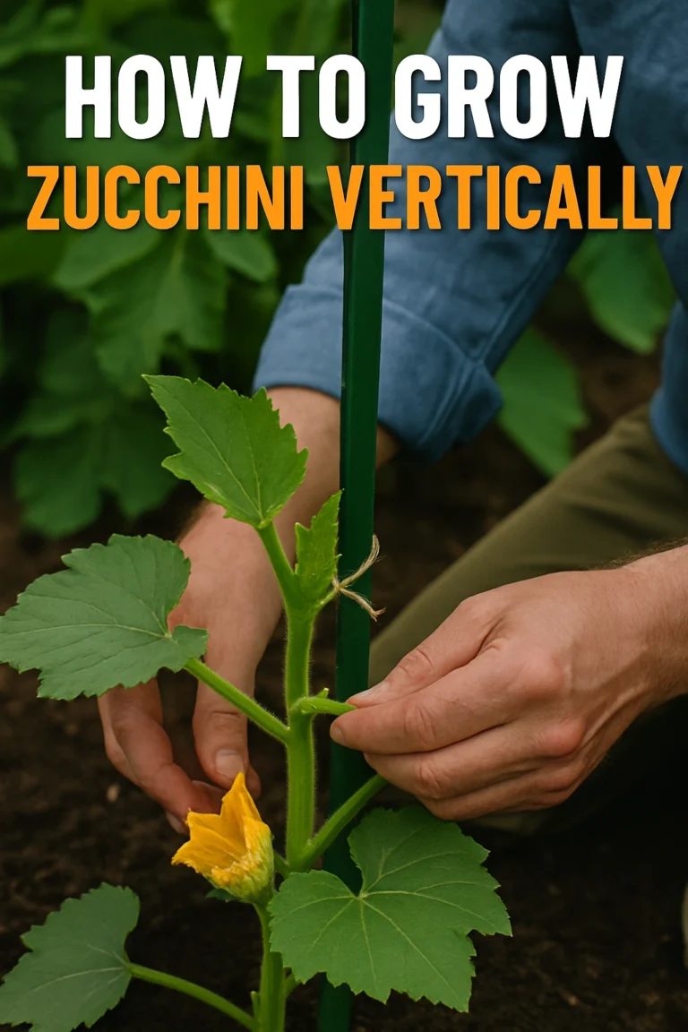 How to Grow Zucchini Vertically