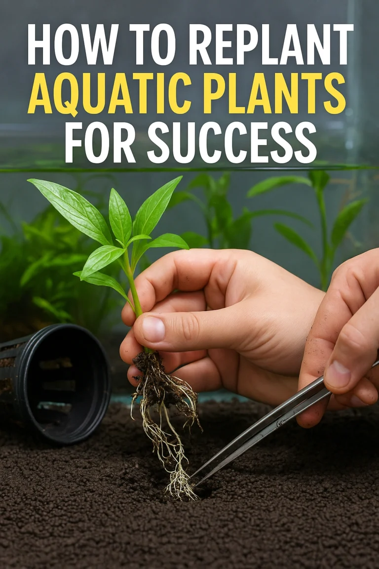 How to Replant Aquatic Plants for Success