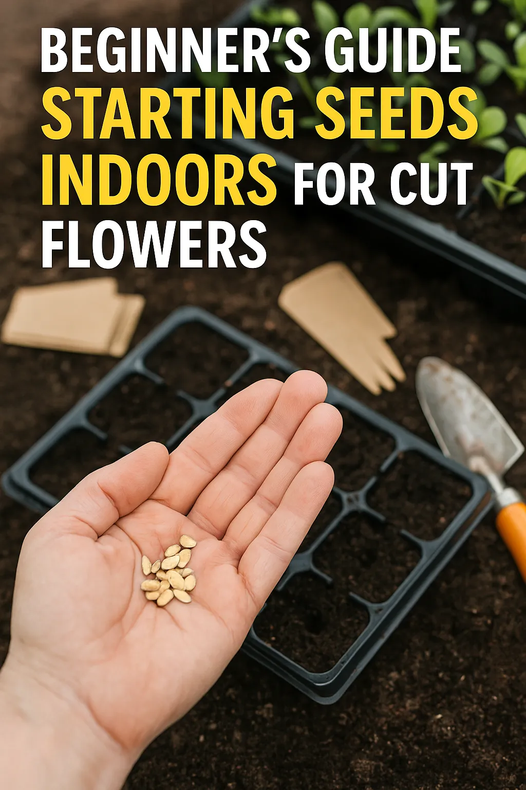 Beginner s Guide To Starting Seeds Indoors For Cut Flowers How To Beginner s guide to starting seeds indoors for cut flowers how to