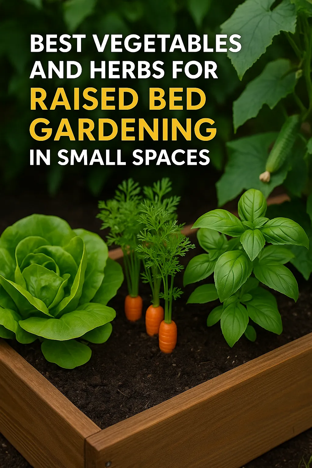 Best Vegetables and Herbs for Raised Bed Gardening in Small Spaces ...