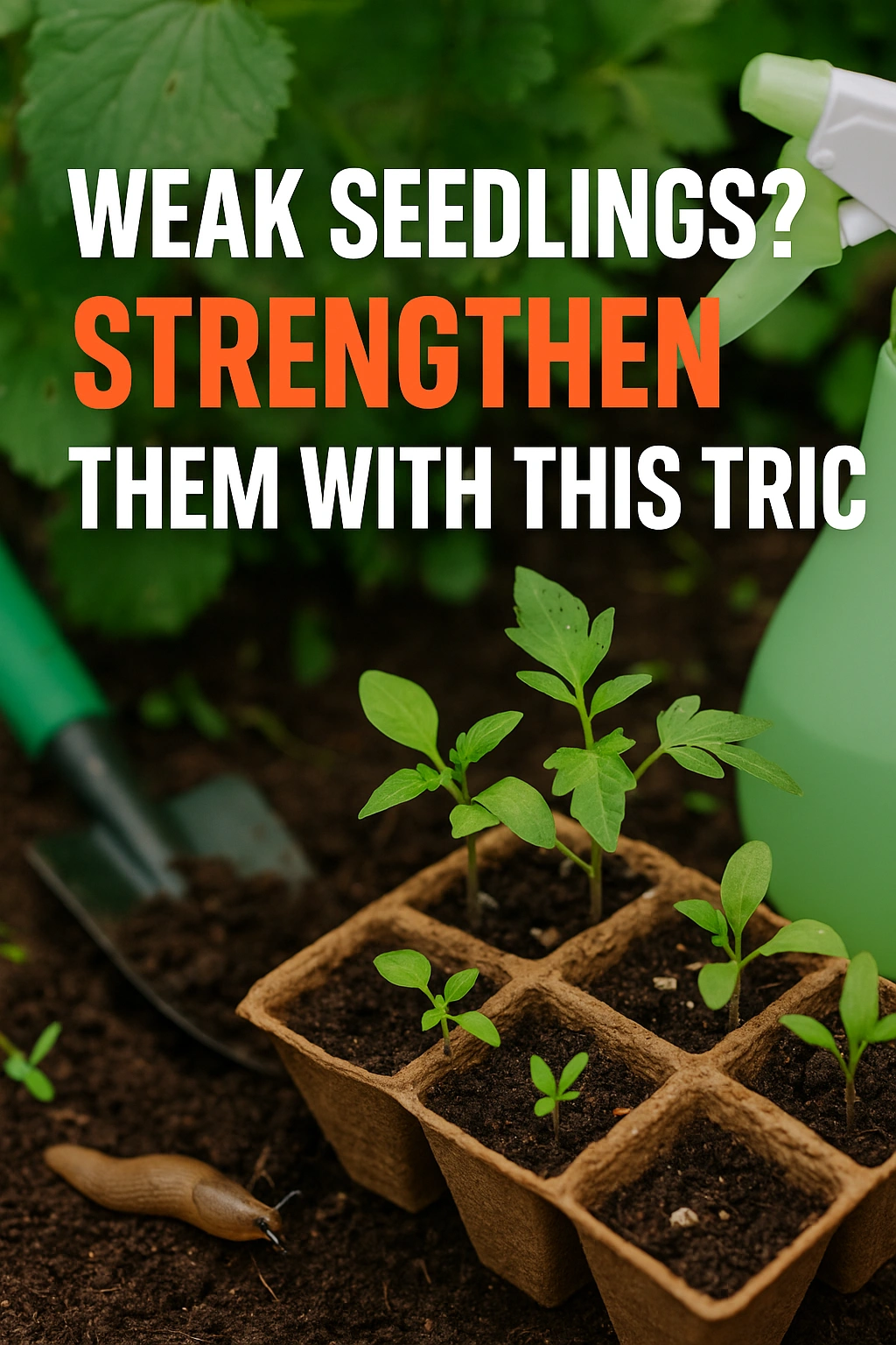 Weak seedlings strengthen them with this trick how to grow plant