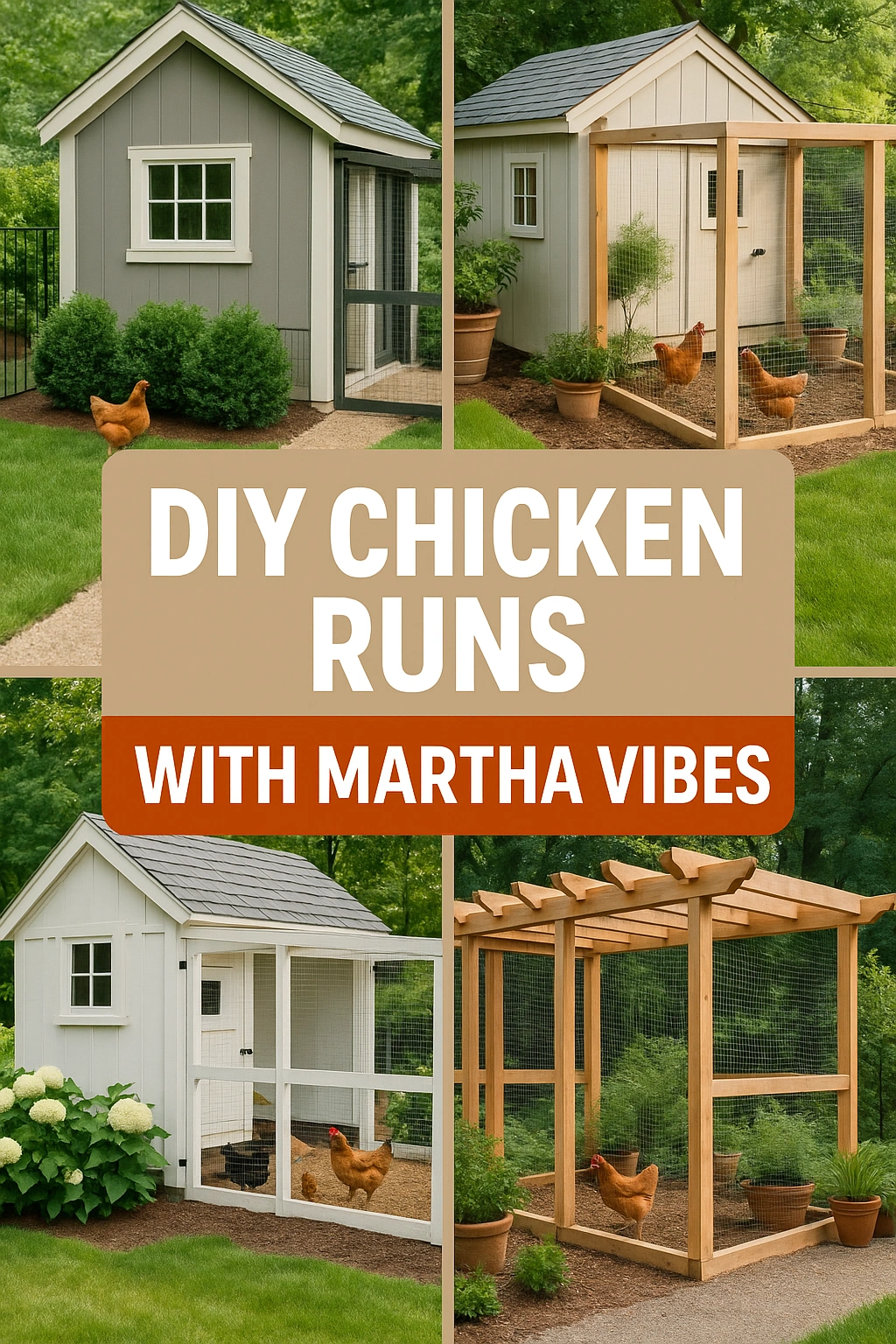 DIY Chicken Runs With Martha Vibes - How To Grow Plant
