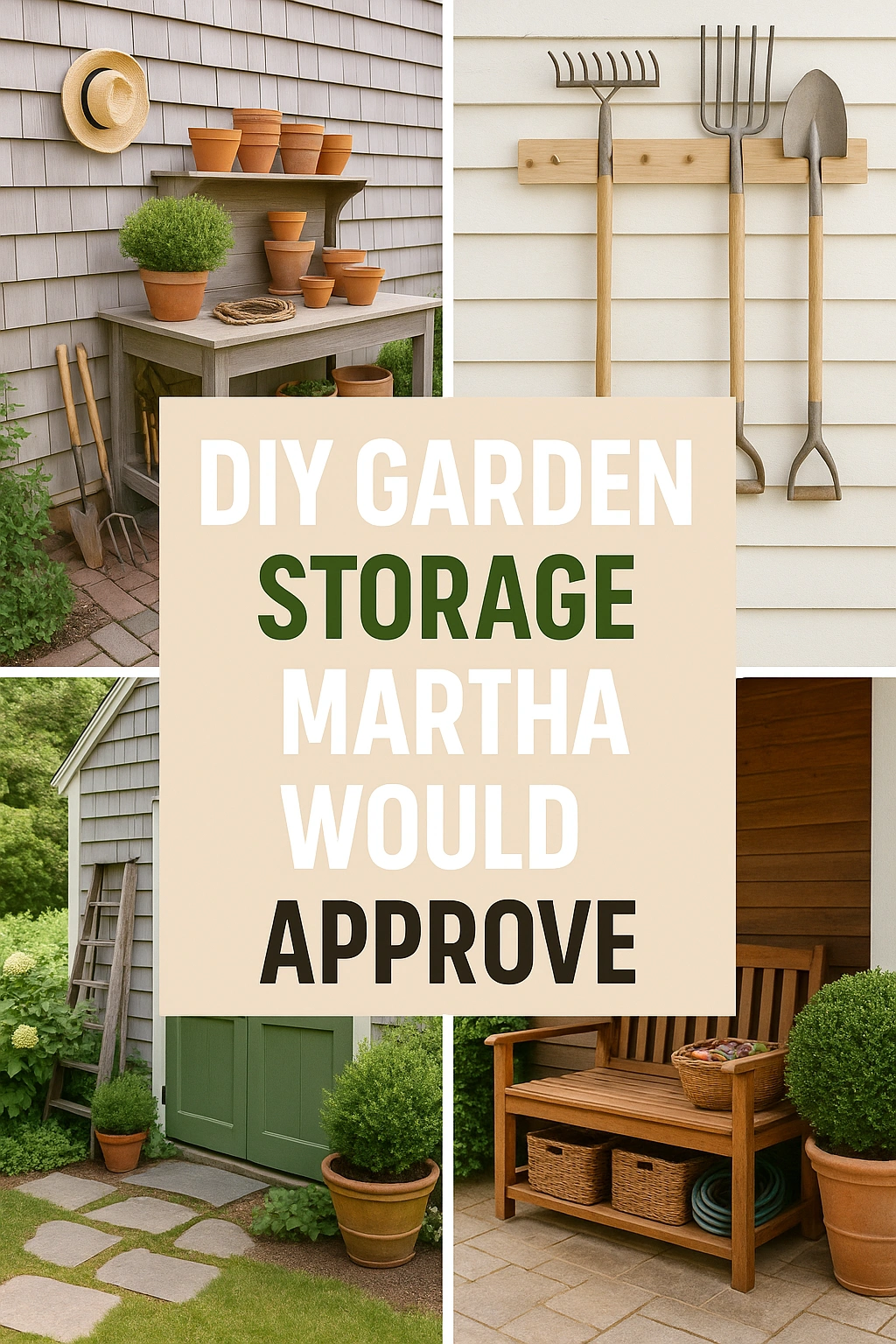 DIY Garden Storage Martha Would Approve - How To Grow Plant