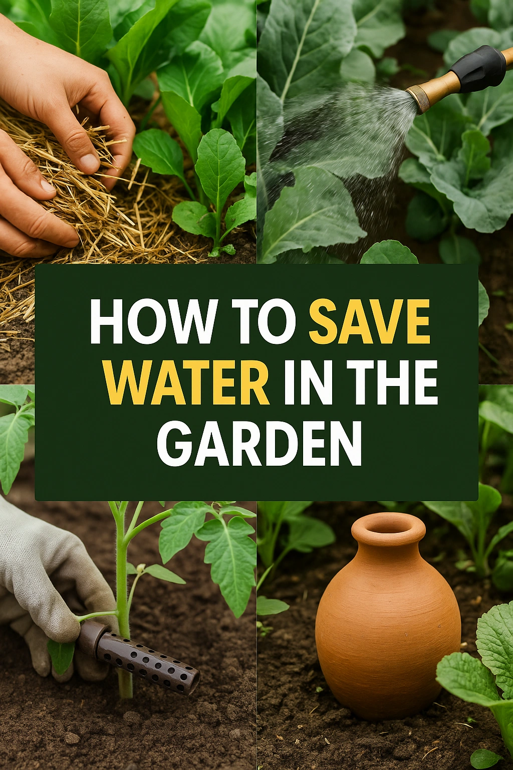 How to Save Water in the Garden - How To Grow Plant