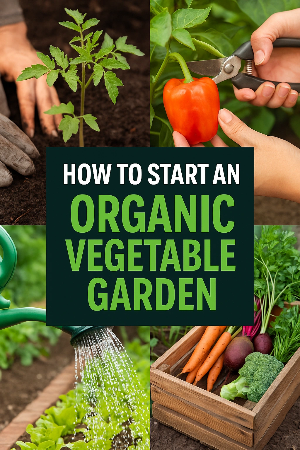 How to Start an Organic Vegetable Garden - How To Grow Plant
