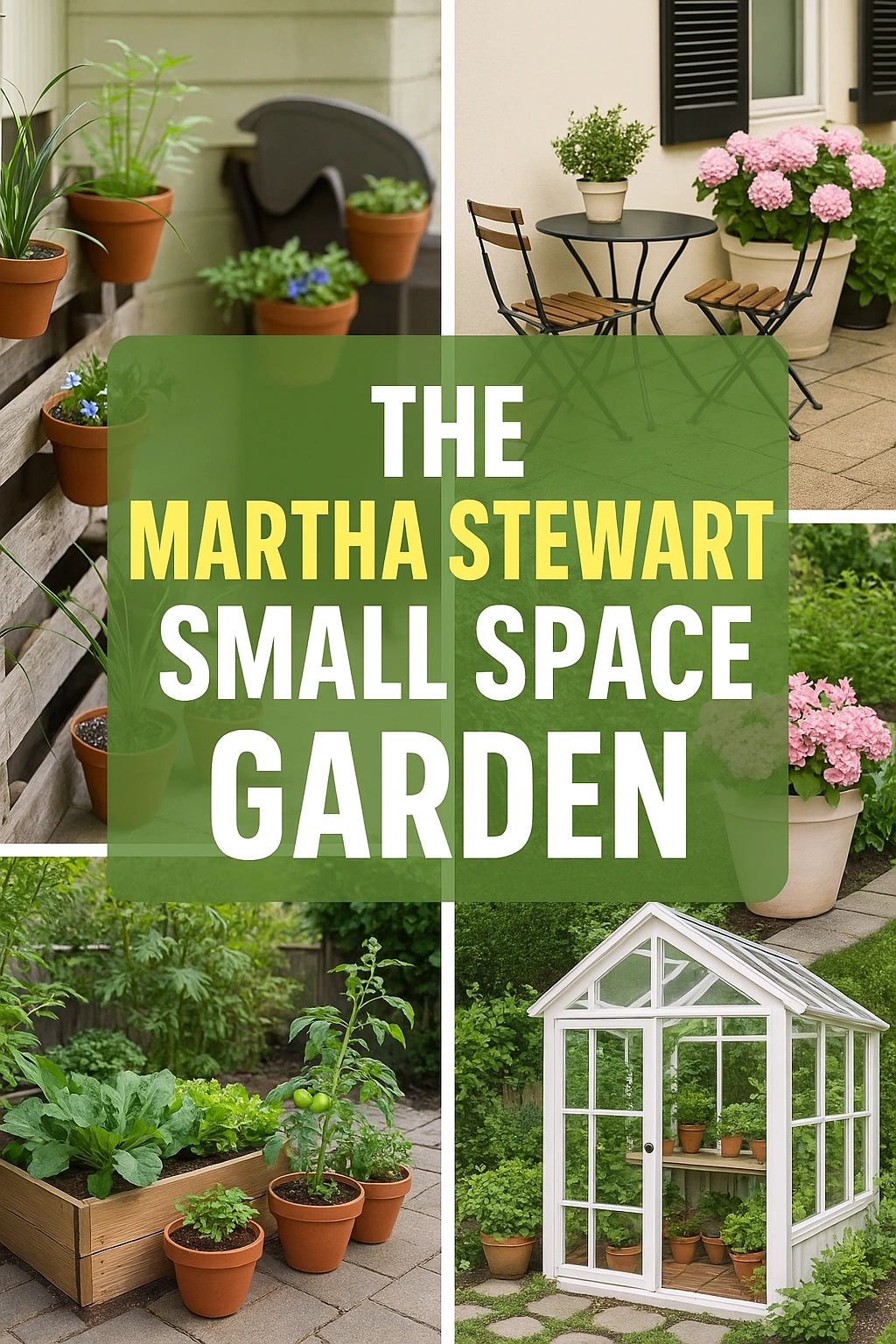 The Martha Stewart Small Space Garden - How To Grow Plant