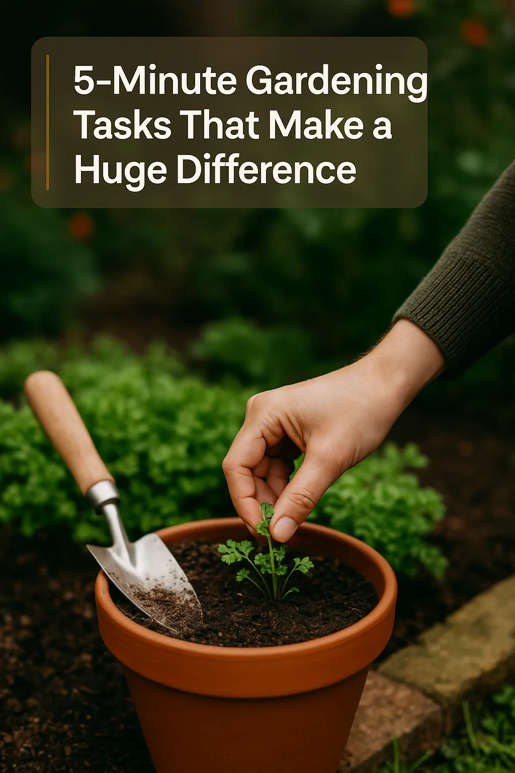 5 Minute Gardening Tasks That Make A Huge Difference How To Grow Plant