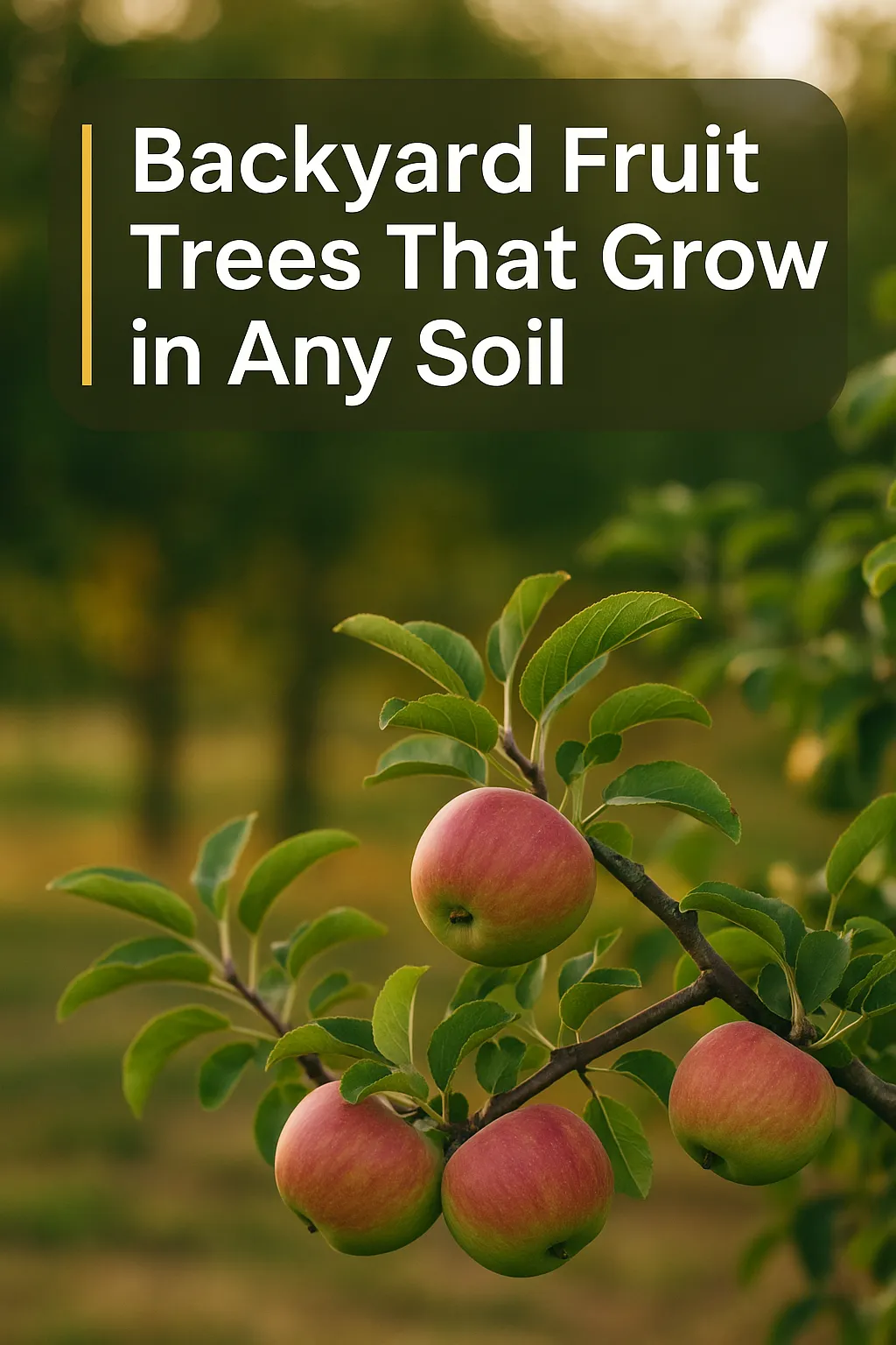 Backyard Fruit Trees That Grow in Any Soil - How To Grow Plant