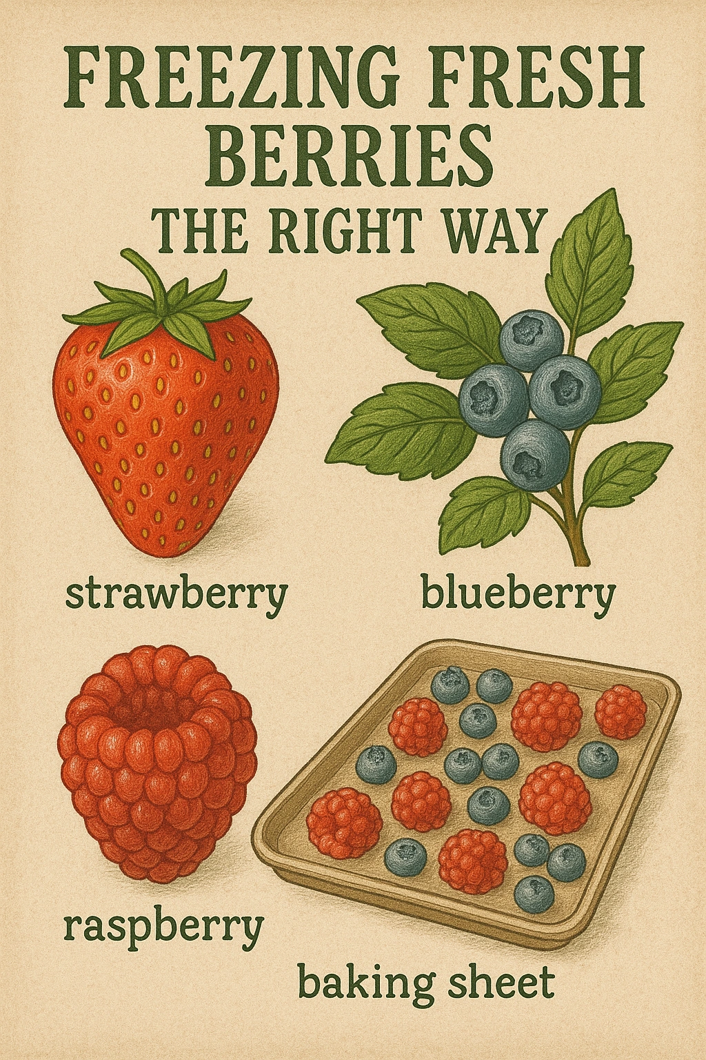Freezing Fresh Berries the Right Way - How To Grow Plant