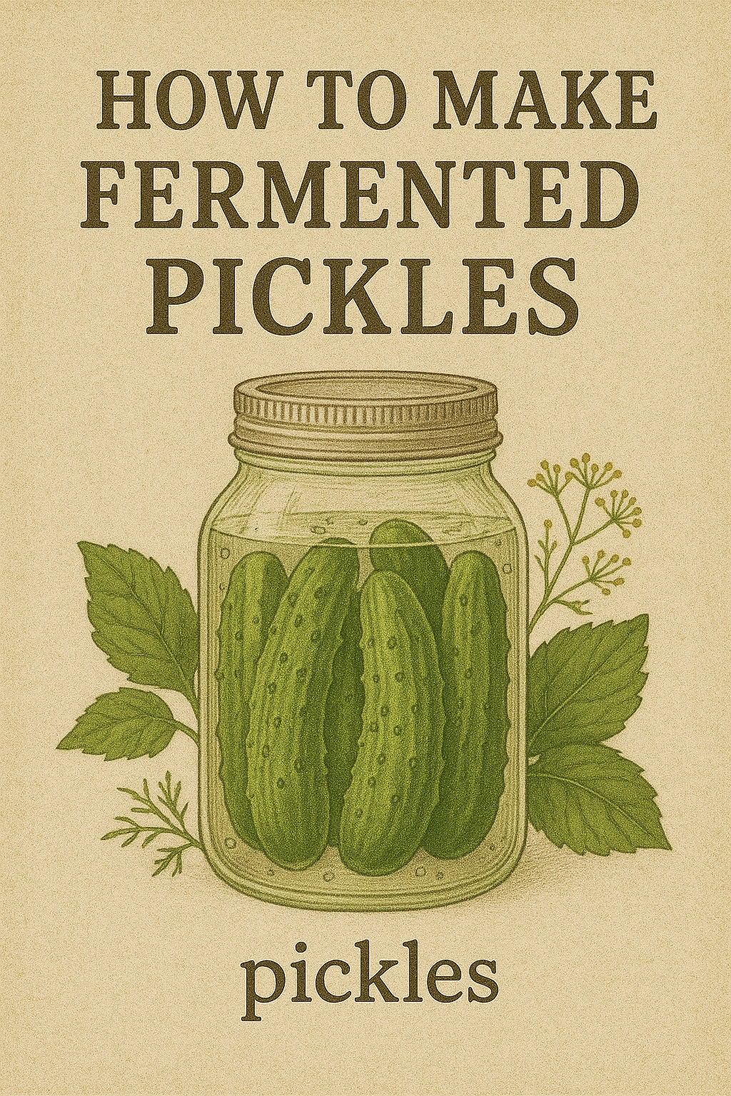 How to Make Fermented Pickles - How To Grow Plant