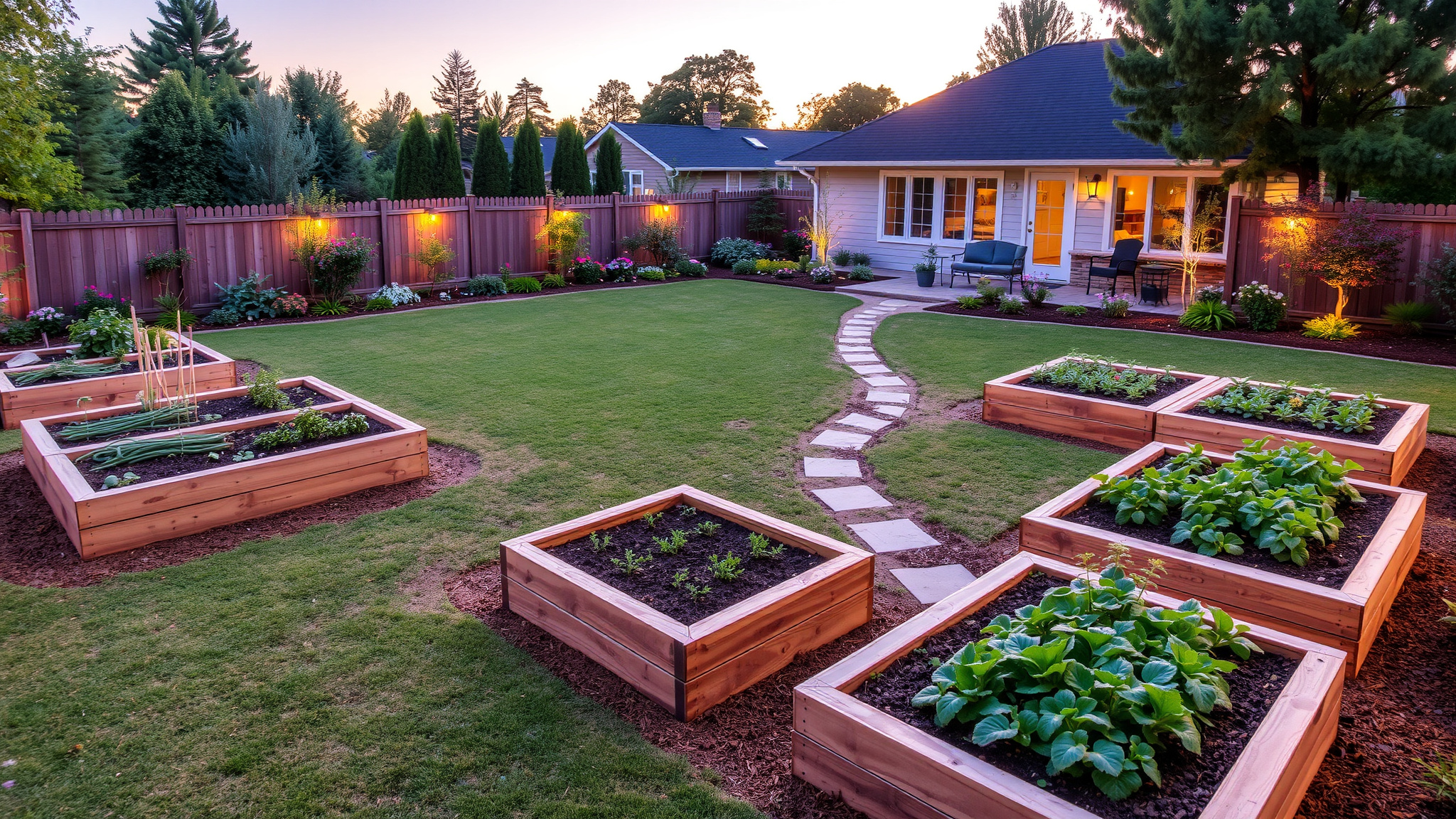 Create Structured Garden Spaces