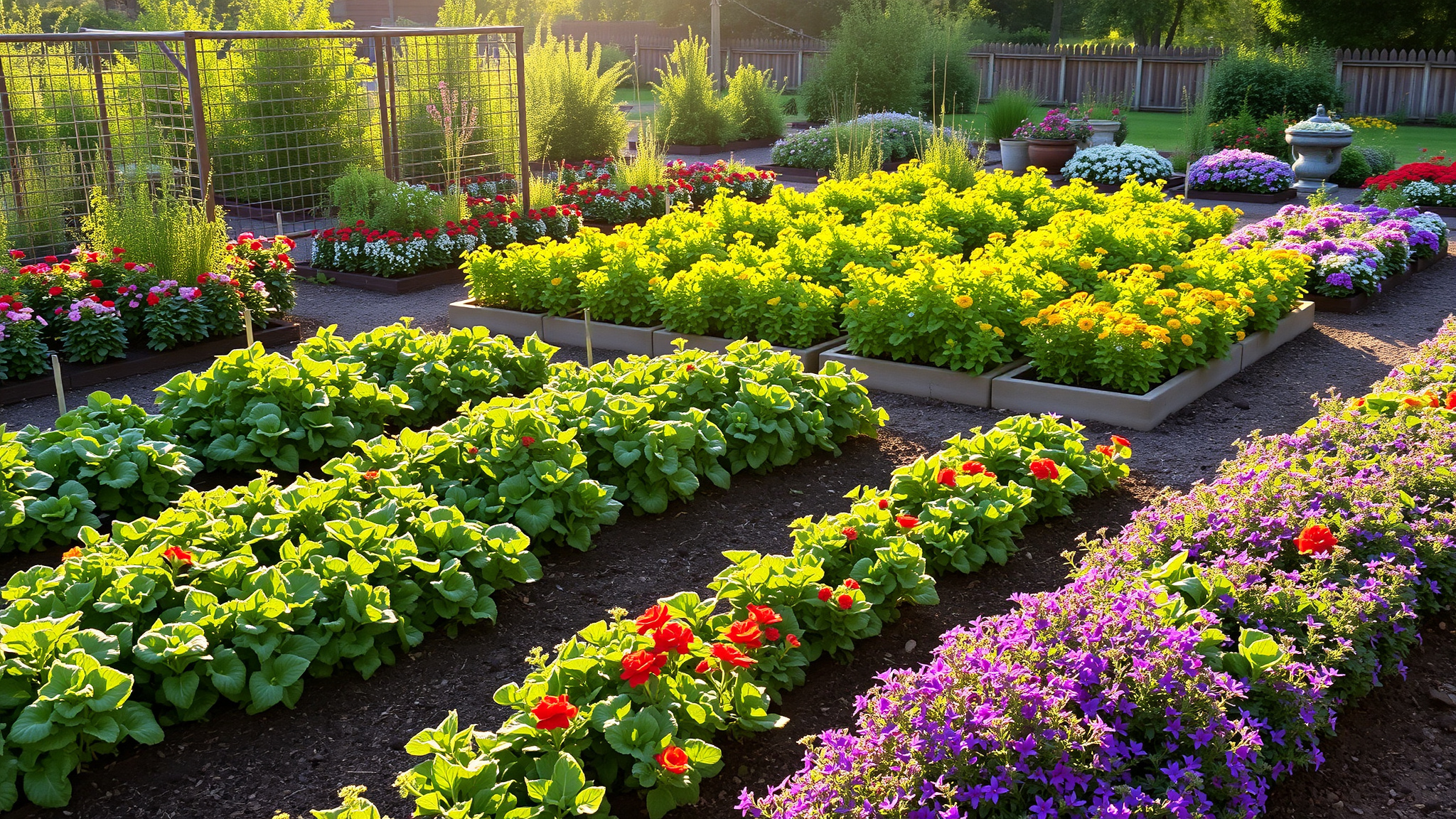 Why Martha Style Vegetable Rows Stand Out