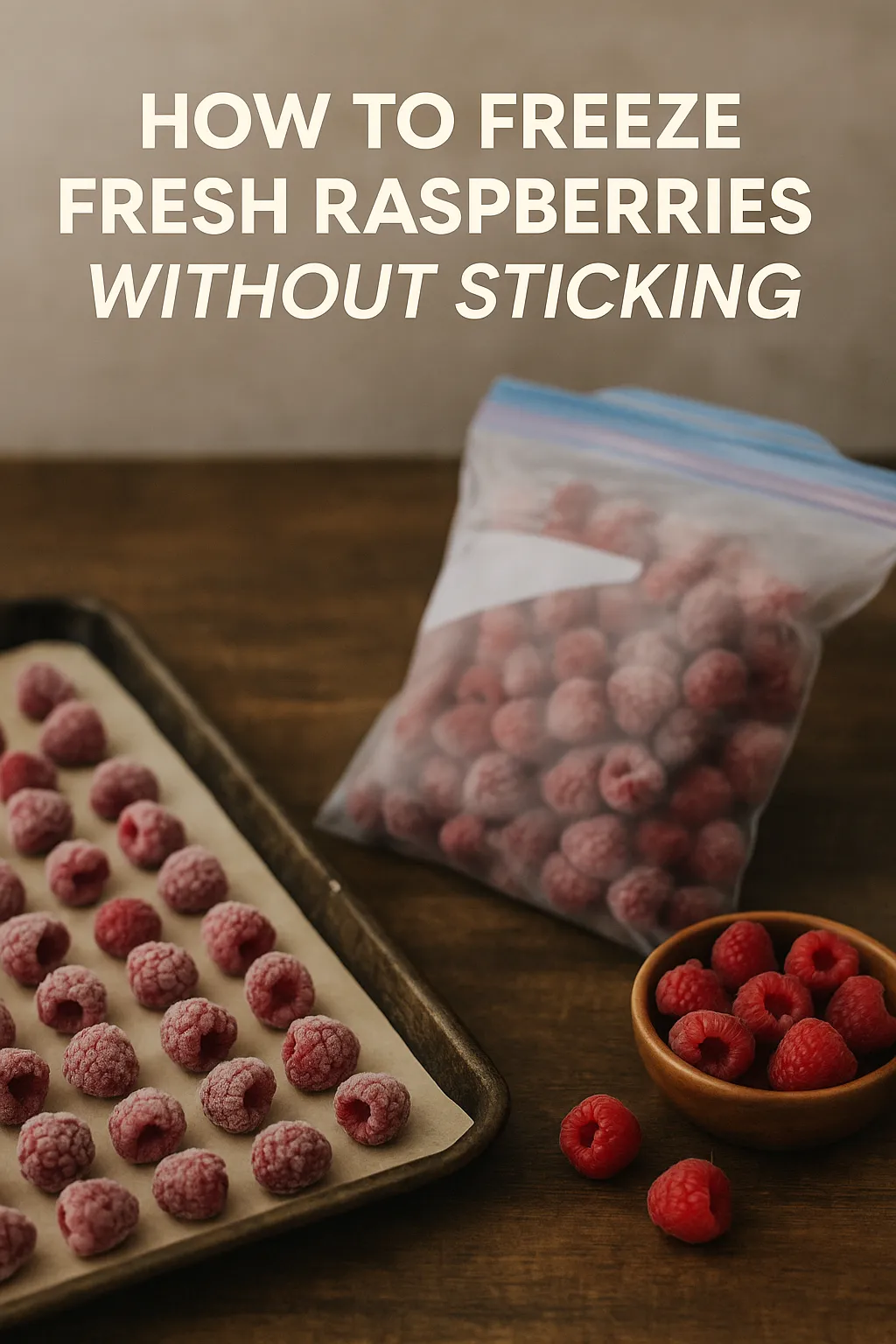 How to Freeze Fresh Raspberries Without Sticking - How To Grow Plant
