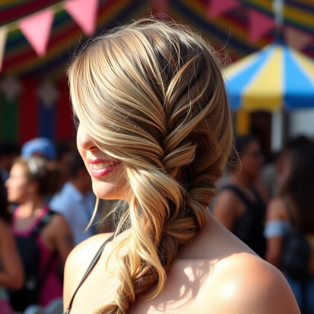 Layered Side Braid