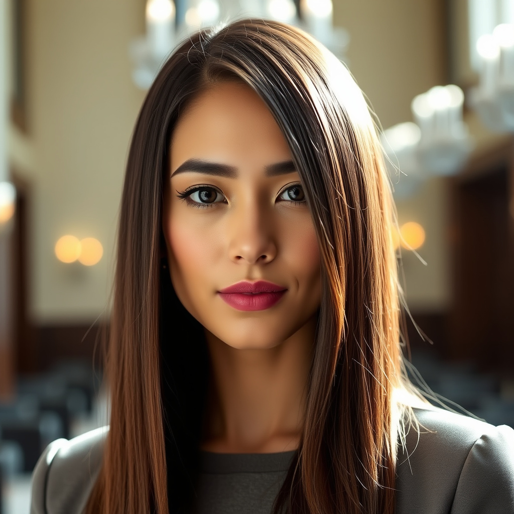 Layered Straight Hair